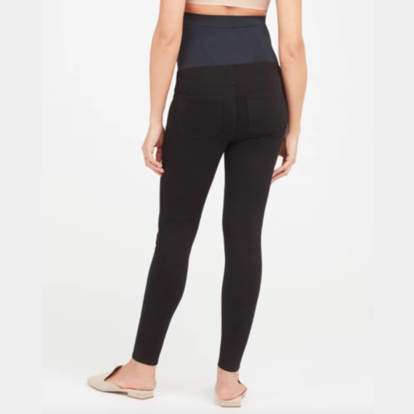 Like New SPANX Mama Jean-ish Leggings - Black - Picture 3 of 11